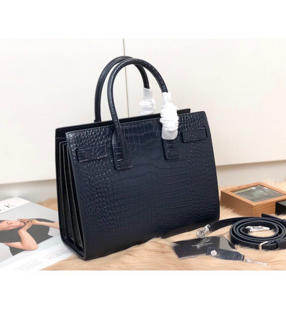 [REP 1:1] Saint Laurent Sac De Jour Small In-Black For Women 12.5in/32cm YSL 378299DZEAW1000