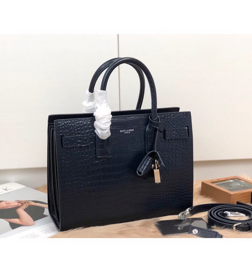 [REP 1:1] Saint Laurent Sac De Jour Small In-Black For Women 12.5in/32cm YSL 378299DZEAW1000