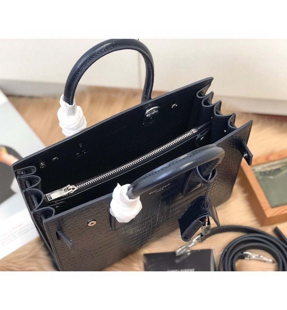 [REP 1:1] Saint Laurent Sac De Jour Small In-Black For Women 12.5in/32cm YSL 378299DZEAW1000