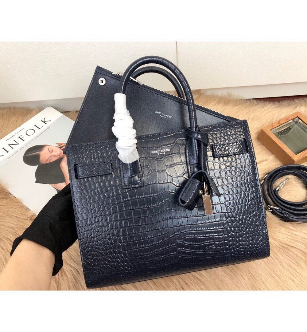 [REP 1:1] Saint Laurent Sac De Jour Small In-Black For Women 12.5in/32cm YSL 378299DZEAW1000