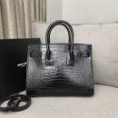 [REP 1:1] Saint Laurent Sac De Jour Small In Embossed Crocodile Black For Women 12.5in/32cm YSL  378299DND1N1000