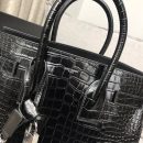 [REP 1:1] Saint Laurent Sac De Jour Small In Embossed Crocodile Black For Women 12.5in/32cm YSL  378299DND1N1000