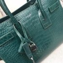 [REP 1:1] Saint Laurent Sac De Jour Small In Embossed Crocodile Green For Women 12.5in/32cm YSL