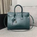 [REP 1:1] Saint Laurent Sac De Jour Small In Embossed Crocodile Green For Women 12.5in/32cm YSL