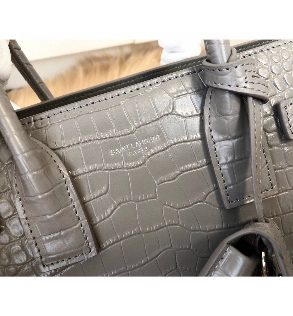 [REP 1:1] Saint Laurent Sac De Jour Small In-Gray For Women 12.5in/32cm YSL