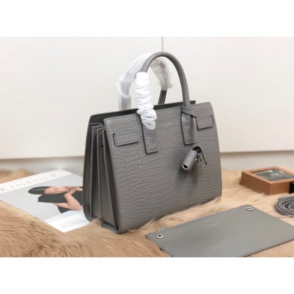 [REP 1:1] Saint Laurent Sac De Jour Small In-Gray For Women 12.5in/32cm YSL