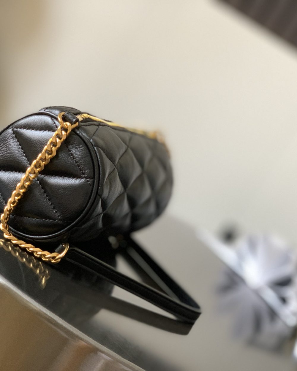 [REP 1:1] Saint Laurent Sade Mini Tube Bag For Women 7.9in/20cm Black YSL 699703AAAJU1000