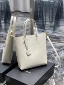 [REP 1:1] Saint Laurent Shopping Bag White Toy In Supple For Women 11in/28cm YSL 600307CSV0J9207