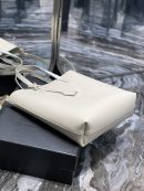 [REP 1:1] Saint Laurent Shopping Bag White Toy In Supple For Women 11in/28cm YSL 600307CSV0J9207