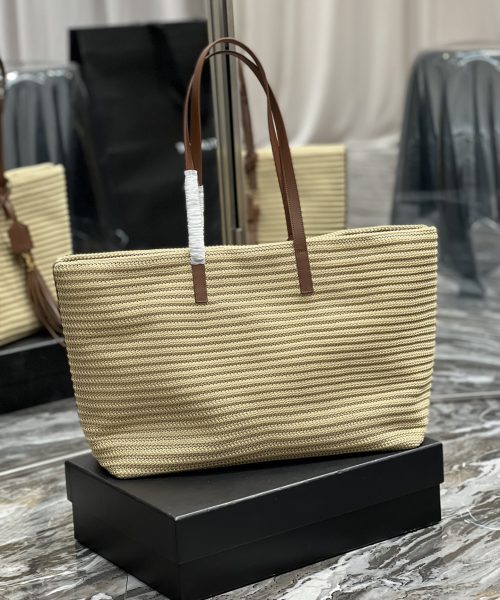 [REP 1:1] Saint Laurent Shopping E/W Beige For Women, Women's Bags 14.6in/37cm YSL