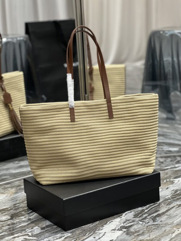[REP 1:1] Saint Laurent Shopping E/W Beige For Women, Women's Bags 14.6in/37cm YSL