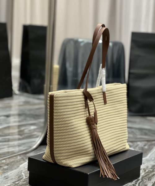 [REP 1:1] Saint Laurent Shopping E/W Beige For Women, Women's Bags 14.6in/37cm YSL