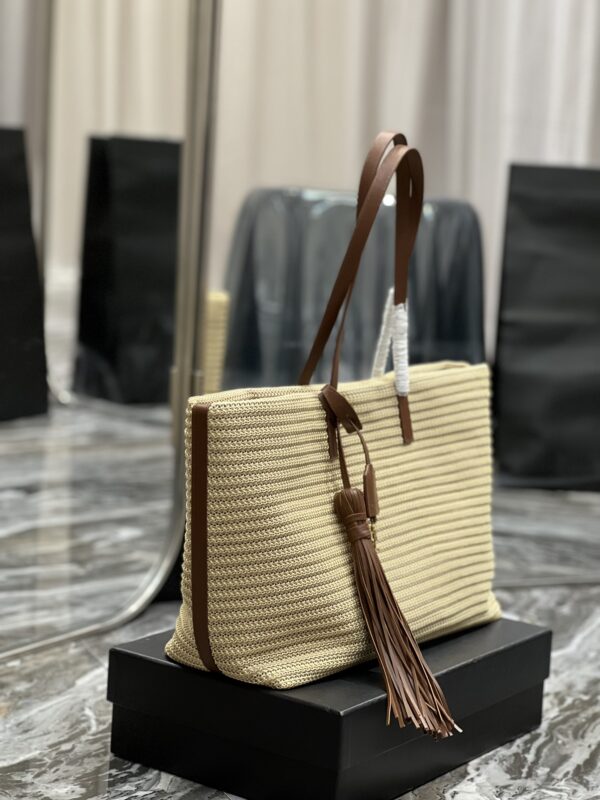 [REP 1:1] Saint Laurent Shopping E/W Beige For Women, Women's Bags 14.6in/37cm YSL