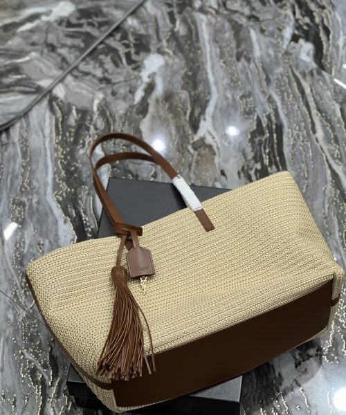 [REP 1:1] Saint Laurent Shopping E/W Beige For Women, Women's Bags 14.6in/37cm YSL