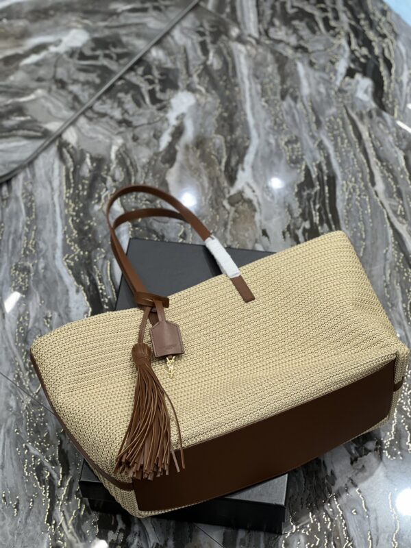[REP 1:1] Saint Laurent Shopping E/W Beige For Women, Women's Bags 14.6in/37cm YSL