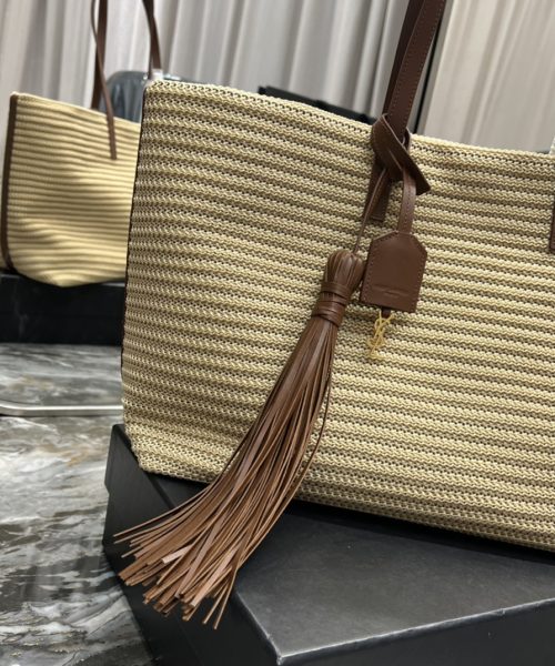 [REP 1:1] Saint Laurent Shopping E/W Beige For Women, Women's Bags 14.6in/37cm YSL