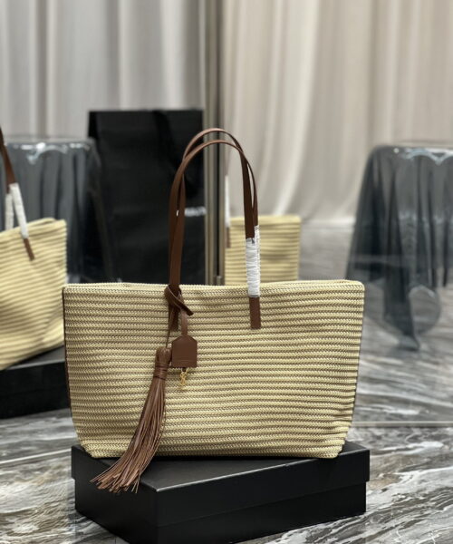 [REP 1:1] Saint Laurent Shopping E/W Beige For Women, Women's Bags 14.6in/37cm YSL