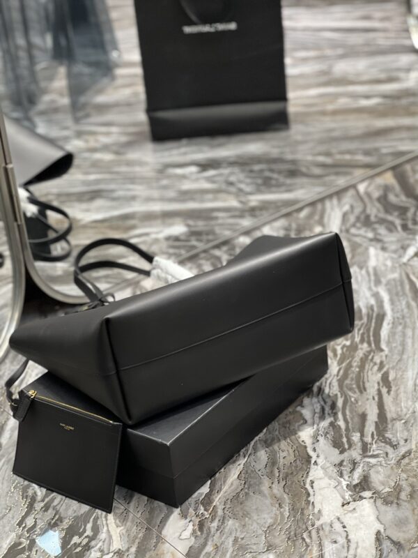 [REP 1:1] Saint Laurent Shopping E/W Tote Bag Black With Gold Hardware For Women 14.5in/38cm YSL 600281CSV0J1000