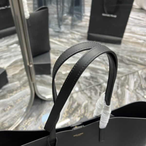[REP 1:1] Saint Laurent Shopping E/W Tote Bag Black With Gold Hardware For Women 14.5in/38cm YSL 600281CSV0J1000