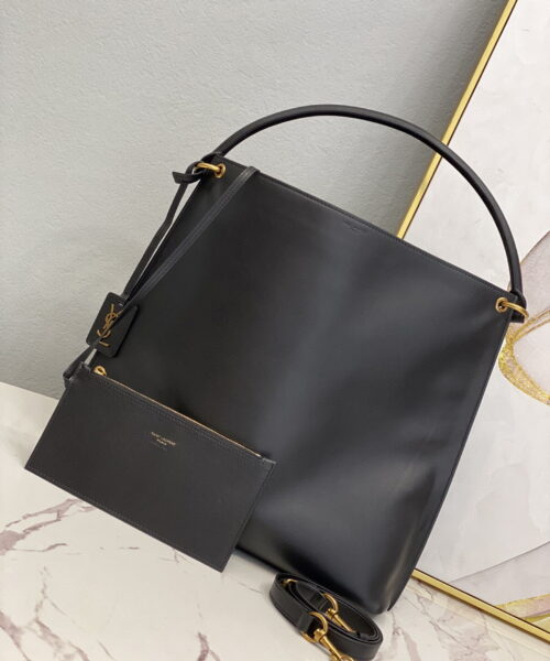 [REP 1:1] Saint Laurent Shopping N/S In Supple Black For Women 13.7in/35cm YSL 600306CSV0J1000