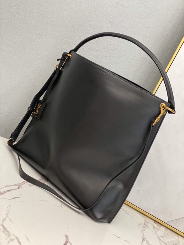 [REP 1:1] Saint Laurent Shopping N/S In Supple Black For Women 13.7in/35cm YSL 600306CSV0J1000