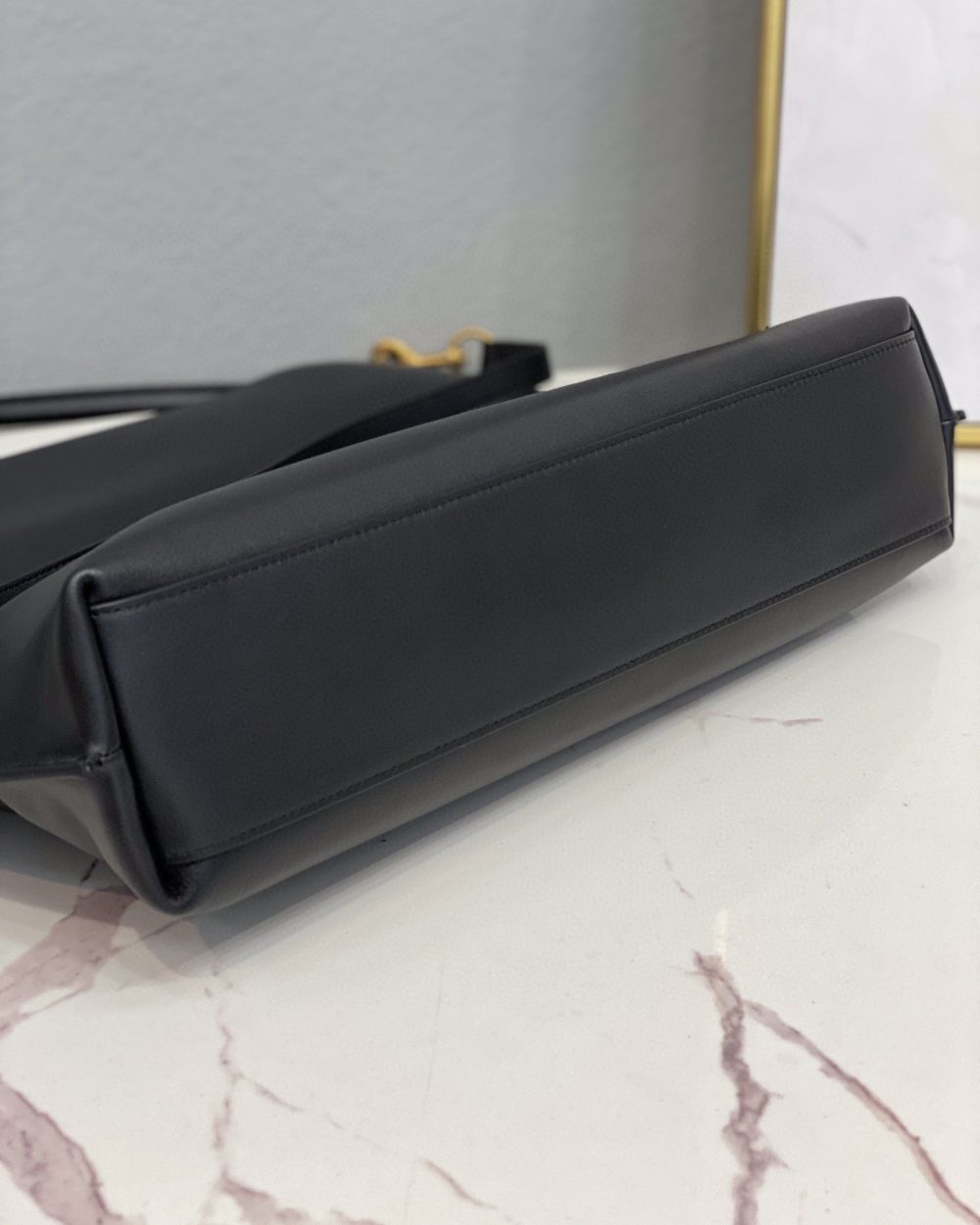 [REP 1:1] Saint Laurent Shopping N/S In Supple Black For Women 13.7in/35cm YSL 600306CSV0J1000