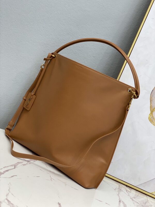 [REP 1:1] Saint Laurent Shopping N/S In Supple Brown For Women 13.7in/35cm YSL