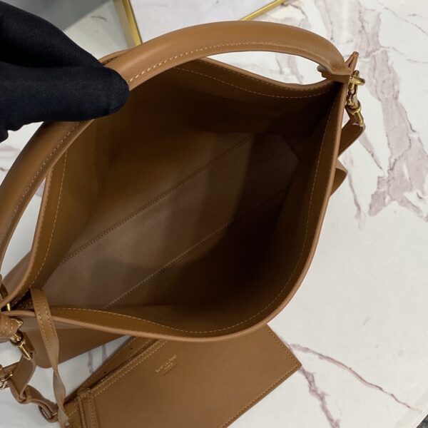 [REP 1:1] Saint Laurent Shopping N/S In Supple Brown For Women 13.7in/35cm YSL