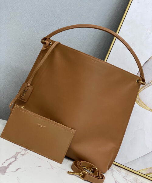 [REP 1:1] Saint Laurent Shopping N/S In Supple Brown For Women 13.7in/35cm YSL