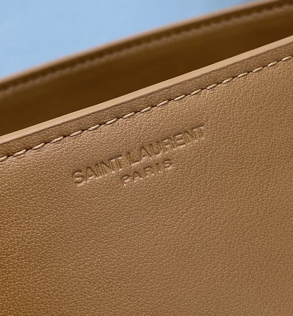 [REP 1:1] Saint Laurent Shopping N/S In Supple Brown For Women 13.7in/35cm YSL