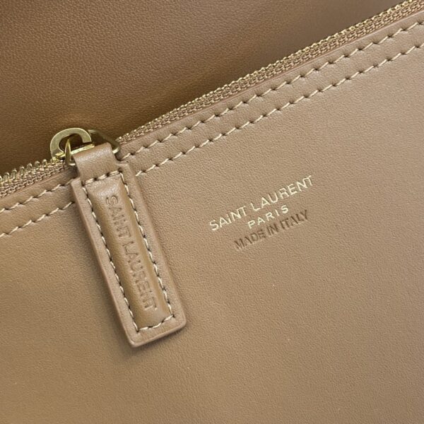[REP 1:1] Saint Laurent Shopping N/S In Supple Brown For Women 13.7in/35cm YSL