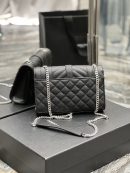 [REP 1:1] Saint Laurent Small Bag Black In Mix Matelasse For Women 8.2in/21cm YSL 600195BOW921000