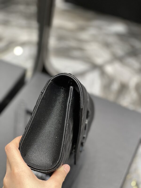 [REP 1:1] Saint Laurent Small Bag Black In Mix Matelasse For Women 8.2in/21cm YSL 600195BOW981000