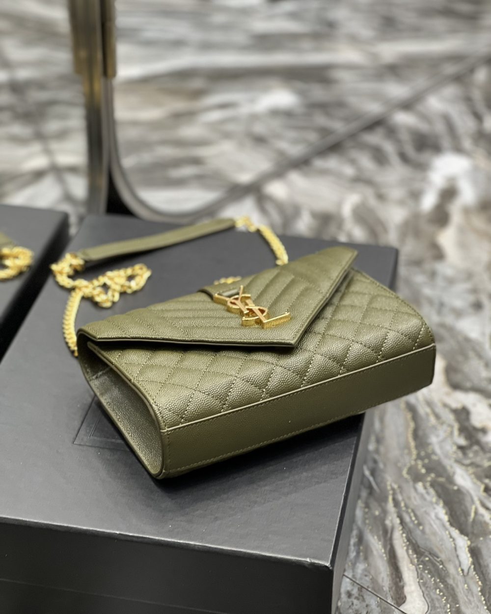 [REP 1:1] Saint Laurent Small Bag In Mix Matelasse For Women 8.2in/21cm YSL