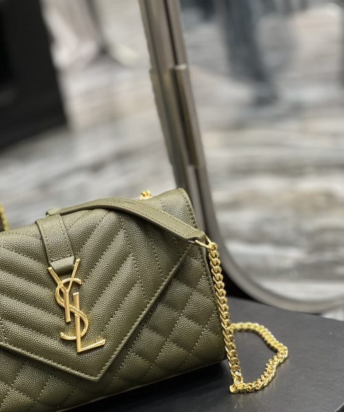 [REP 1:1] Saint Laurent Small Bag In Mix Matelasse For Women 8.2in/21cm YSL