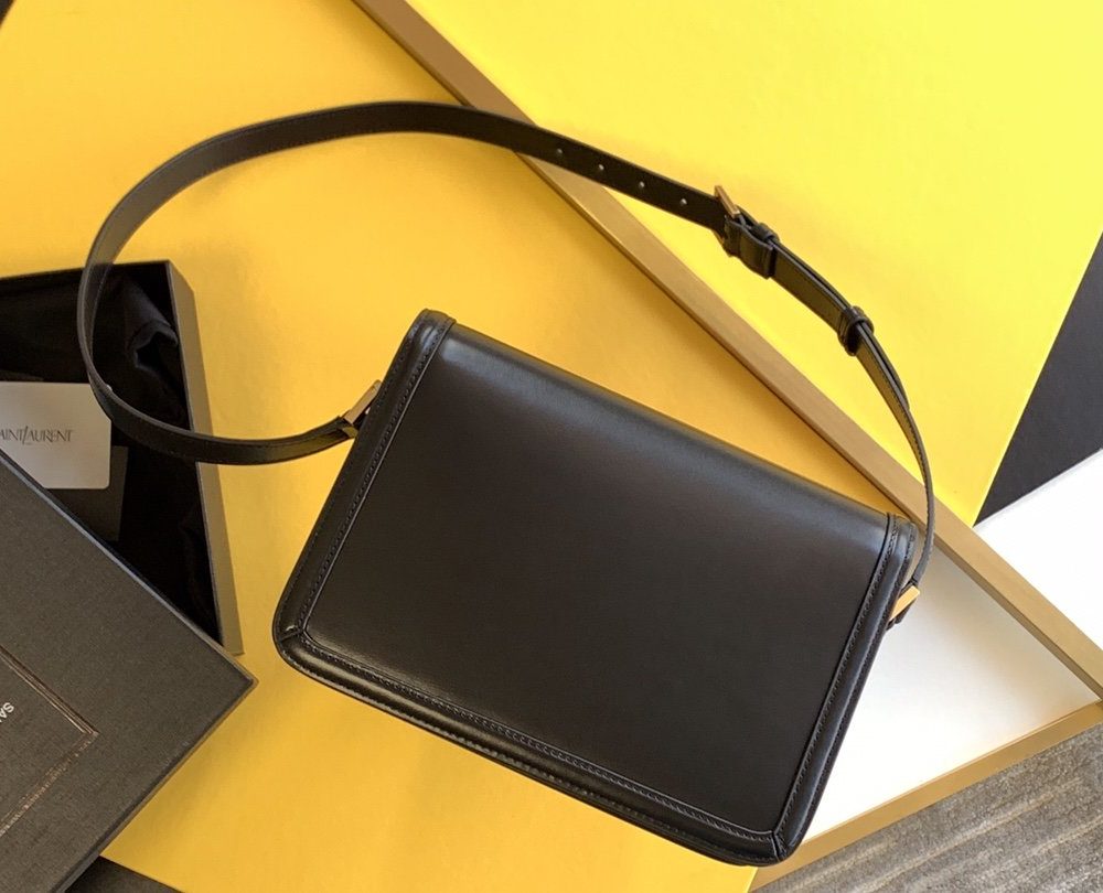 [REP 1:1] Saint Laurent Solferino Medium Satchel Bag In Box Black With Gold Hardware For Women 9in/23cm YSL 6343050SX0W1000