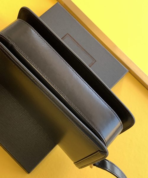[REP 1:1] Saint Laurent Solferino Medium Satchel Bag In Box Black With Gold Hardware For Women 9in/23cm YSL 6343050SX0W1000