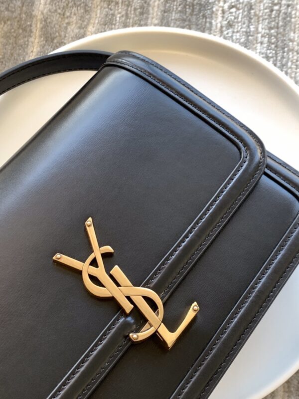 [REP 1:1] Saint Laurent Solferino Medium Satchel Bag In Box Black With Gold Hardware For Women 9in/23cm YSL 6343050SX0W1000