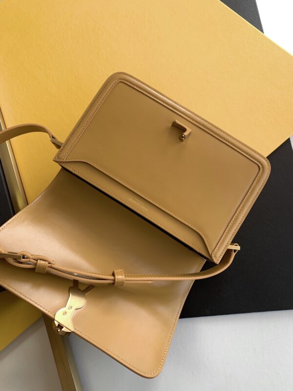 [REP 1:1] Saint Laurent Solferino Medium Satchel Bag In Box Brown For Women 9in/23cm YSL 6343050SX0W2357