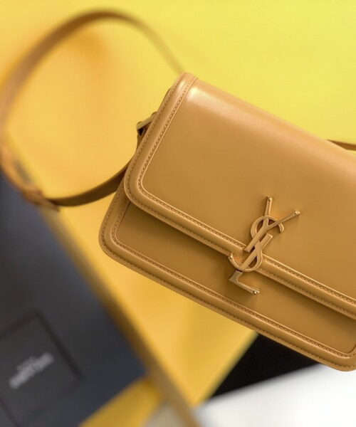 [REP 1:1] Saint Laurent Solferino Medium Satchel Bag In Box Brown For Women 9in/23cm YSL 6343050SX0W2357