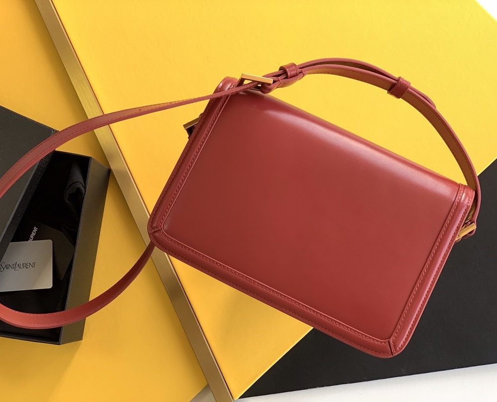 [REP 1:1] Saint Laurent Solferino Medium Satchel Bag In Box Red With Gold Hardware For Women 9in/23cm YSL 6343050SX0W6805
