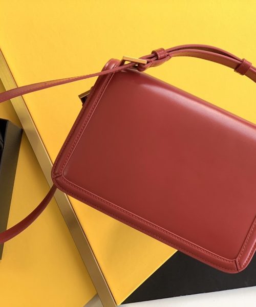 [REP 1:1] Saint Laurent Solferino Medium Satchel Bag In Box Red With Gold Hardware For Women 9in/23cm YSL 6343050SX0W6805