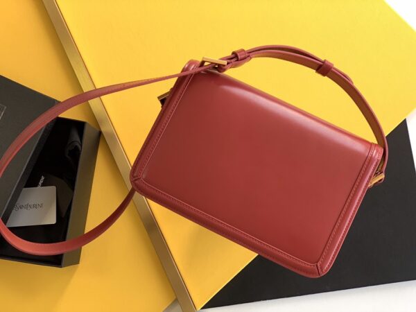 [REP 1:1] Saint Laurent Solferino Medium Satchel Bag In Box Red With Gold Hardware For Women 9in/23cm YSL 6343050SX0W6805