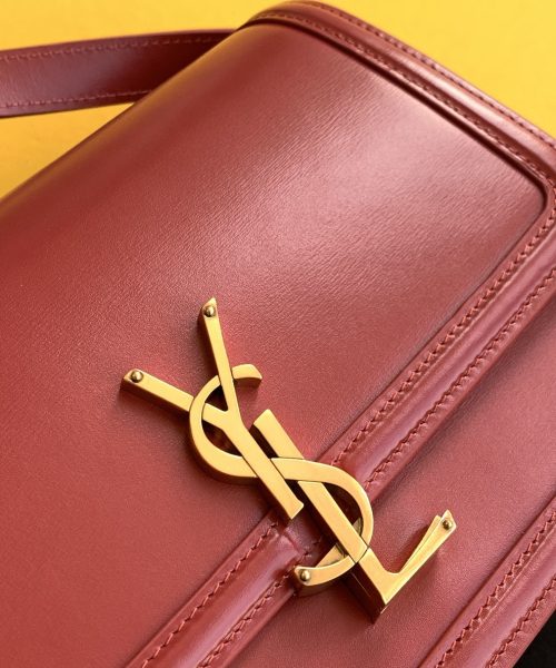 [REP 1:1] Saint Laurent Solferino Medium Satchel Bag In Box Red With Gold Hardware For Women 9in/23cm YSL 6343050SX0W6805