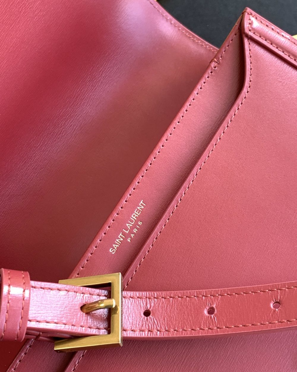 [REP 1:1] Saint Laurent Solferino Medium Satchel Bag In Box Red With Gold Hardware For Women 9in/23cm YSL 6343050SX0W6805