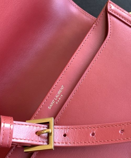 [REP 1:1] Saint Laurent Solferino Medium Satchel Bag In Box Red With Gold Hardware For Women 9in/23cm YSL 6343050SX0W6805