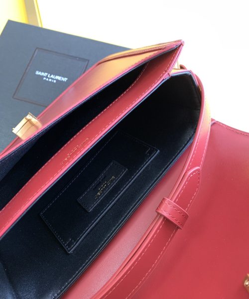[REP 1:1] Saint Laurent Solferino Medium Satchel Bag In Box Red With Gold Hardware For Women 9in/23cm YSL 6343050SX0W6805