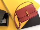 [REP 1:1] Saint Laurent Solferino Medium Satchel Bag In Box Red With Gold Hardware For Women 9in/23cm YSL 6343050SX0W6805