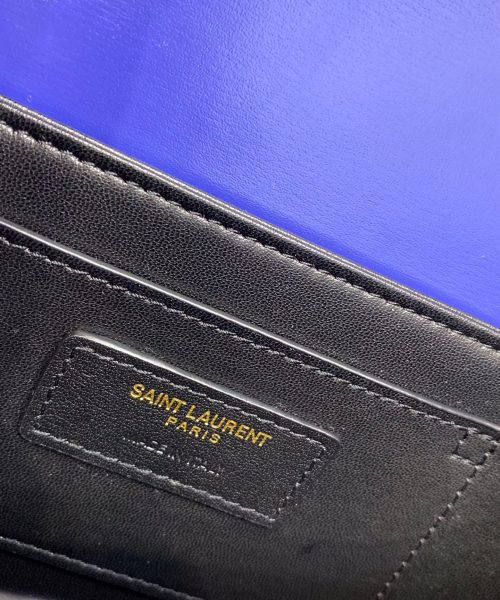 [REP 1:1] Saint Laurent Solferino Medium Satchel In Box Navy Blue For Women 9in/23cm YSL 6343050SX0W4147