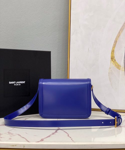 [REP 1:1] Saint Laurent Solferino Medium Satchel In Box Navy Blue For Women 9in/23cm YSL 6343050SX0W4147